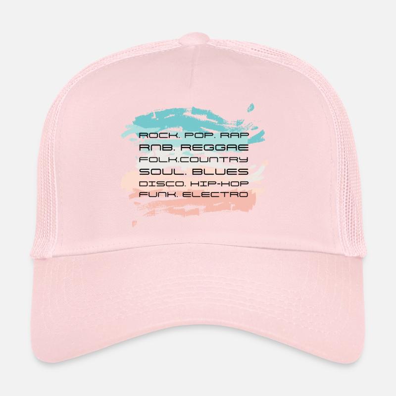 Music styles. Abstract style design. Trucker Cap