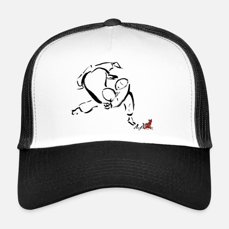 JUDO TECHNIQUE -TAI OTOSHI Trucker Cap