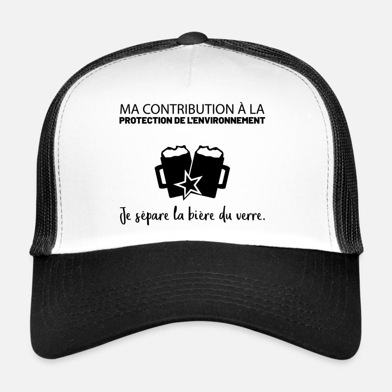 Ma contribution à la protection de l'environnement Casquette trucker 