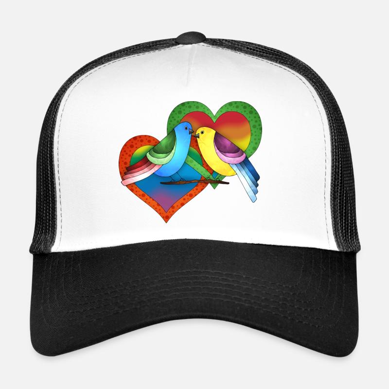 Bunte Vögel Trucker Cap