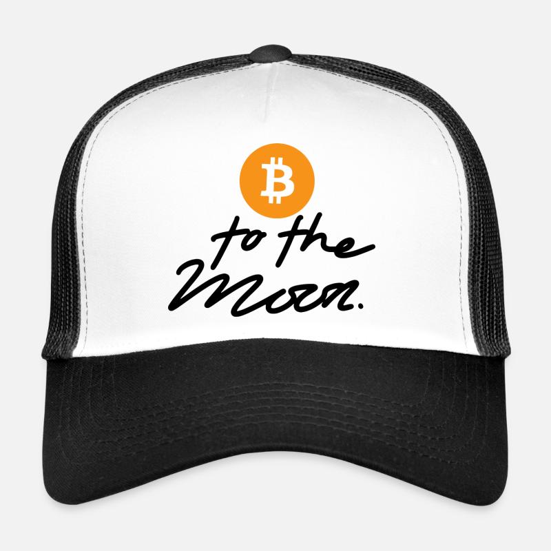 Crypto To The Moon 3 BTC Bitcoin Casquette trucker 