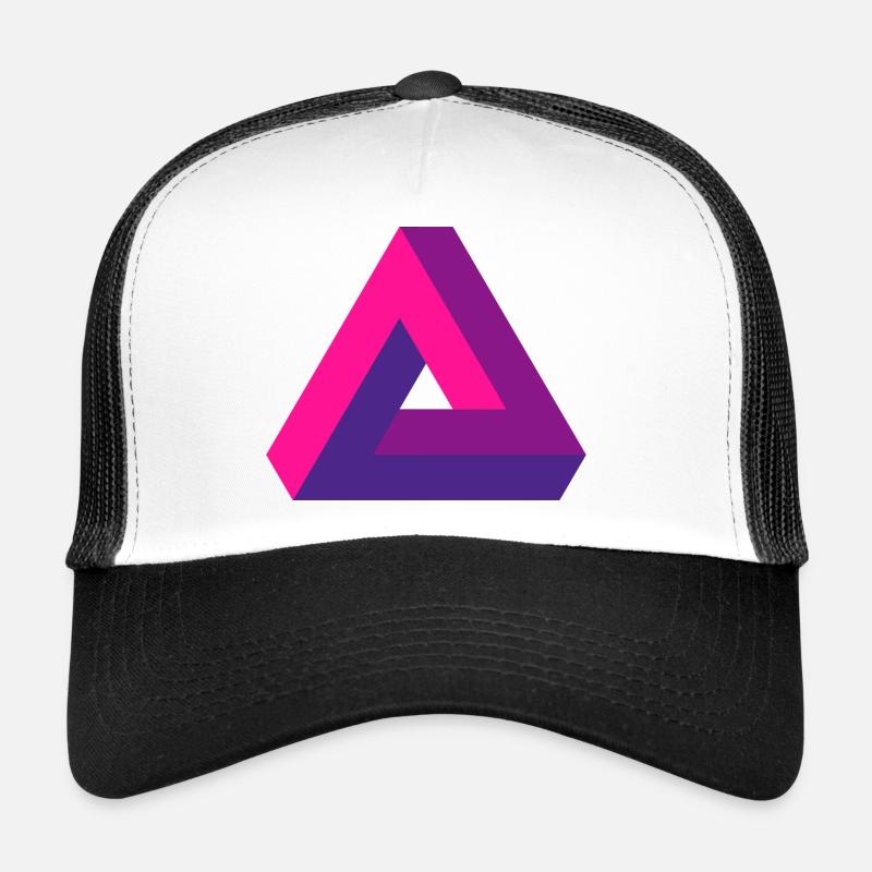 Perspective hallucinante : Impossible 3D Triangle Casquette trucker 