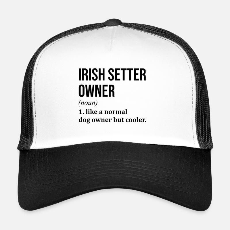 Setter irlandais Casquette trucker 
