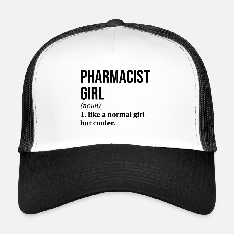 Pharmacist - Trucker Cap - white/black