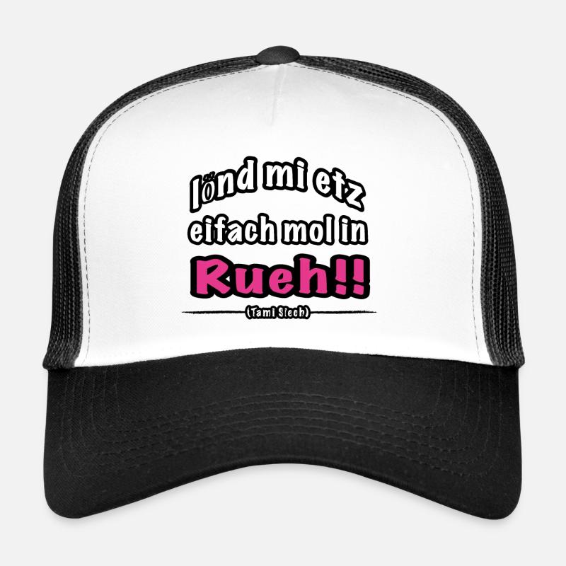 lönd mi etz eifach mol in Rueh Casquette trucker 