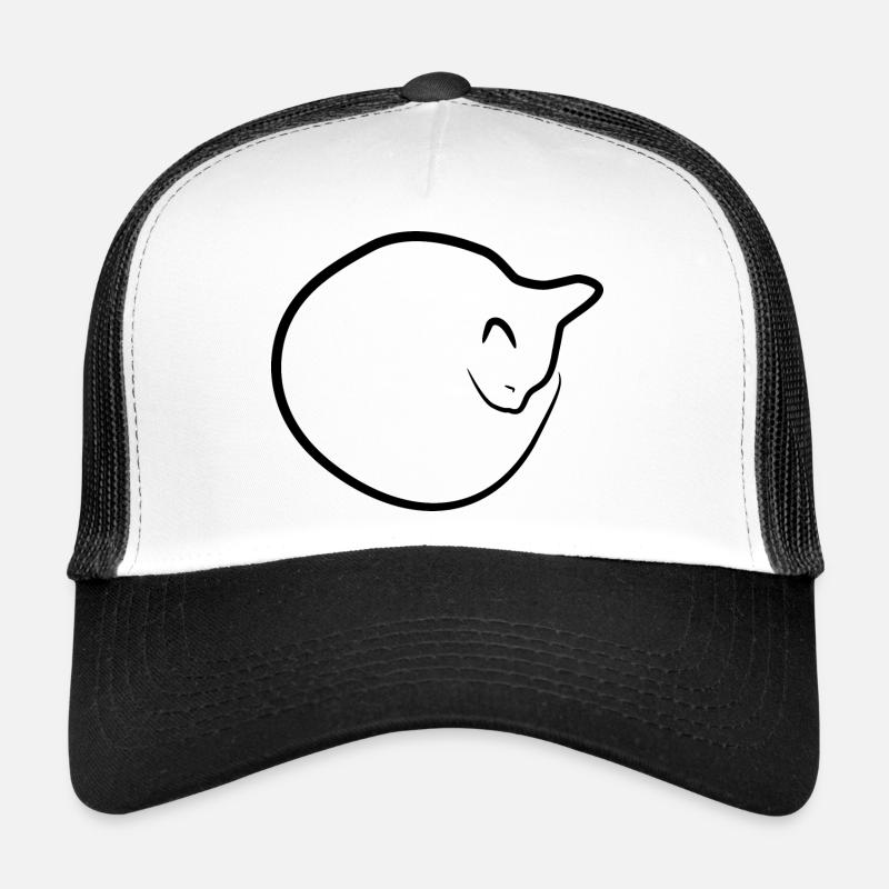 Dessin de chat Casquette trucker 
