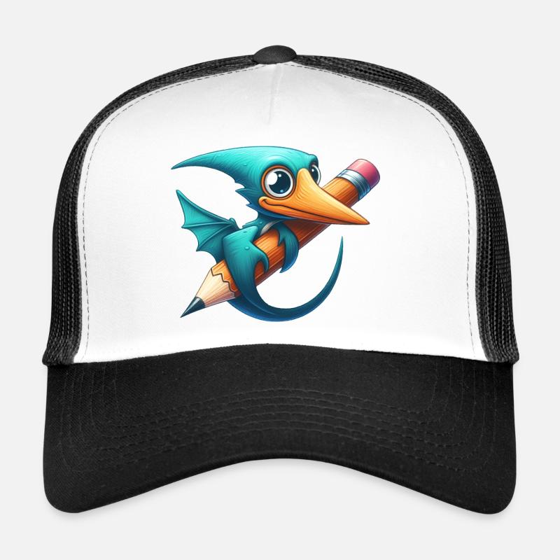 Crayon Ptérodactyle Kawaii Ptérosaure Dino Casquette trucker 