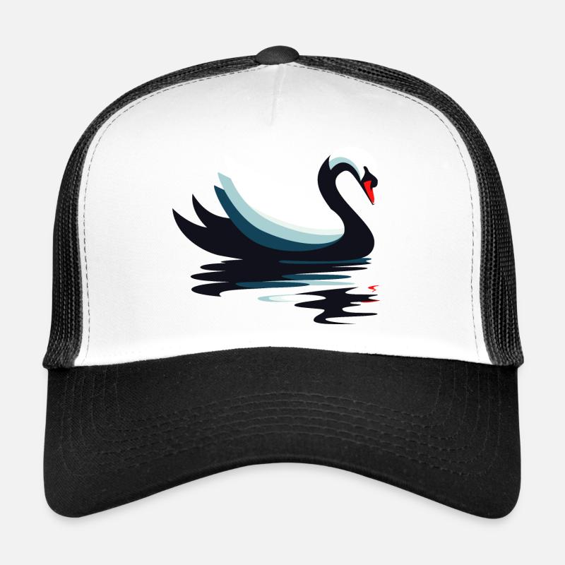 Schwimmender Schwan Trucker Cap