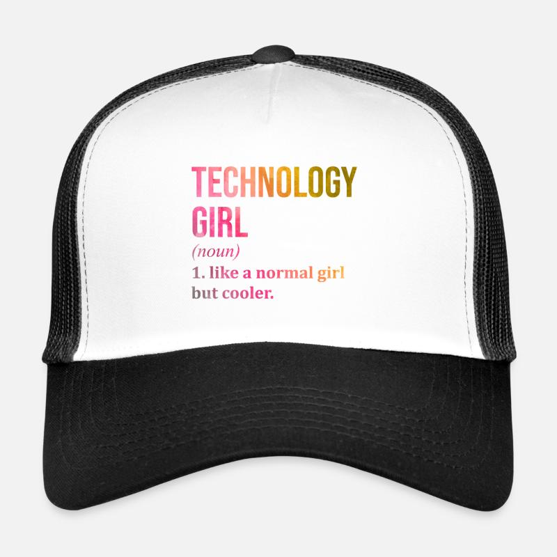 Technology - Trucker Cap - white/black