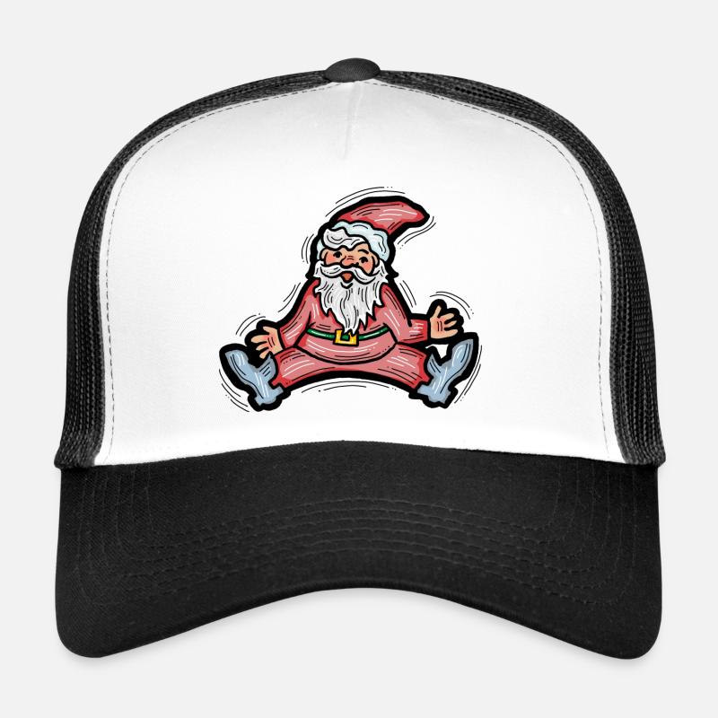 Weihnachtsmann - Trucker Cap - Weiß/Schwarz