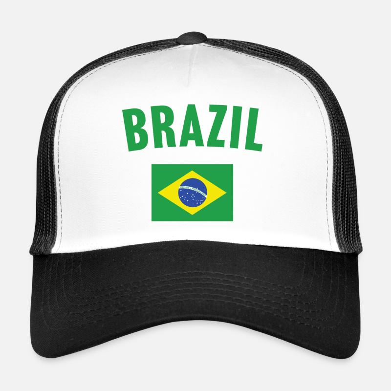 Brasilien Flagge Trucker Cap
