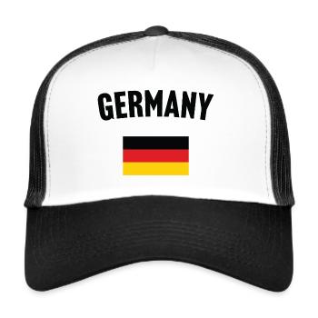 Germany Flag - Trucker Cap - white/black - Front