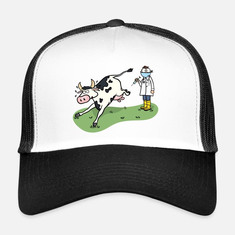 Toller Tierarzt - Trucker Cap - Weiß/Schwarz