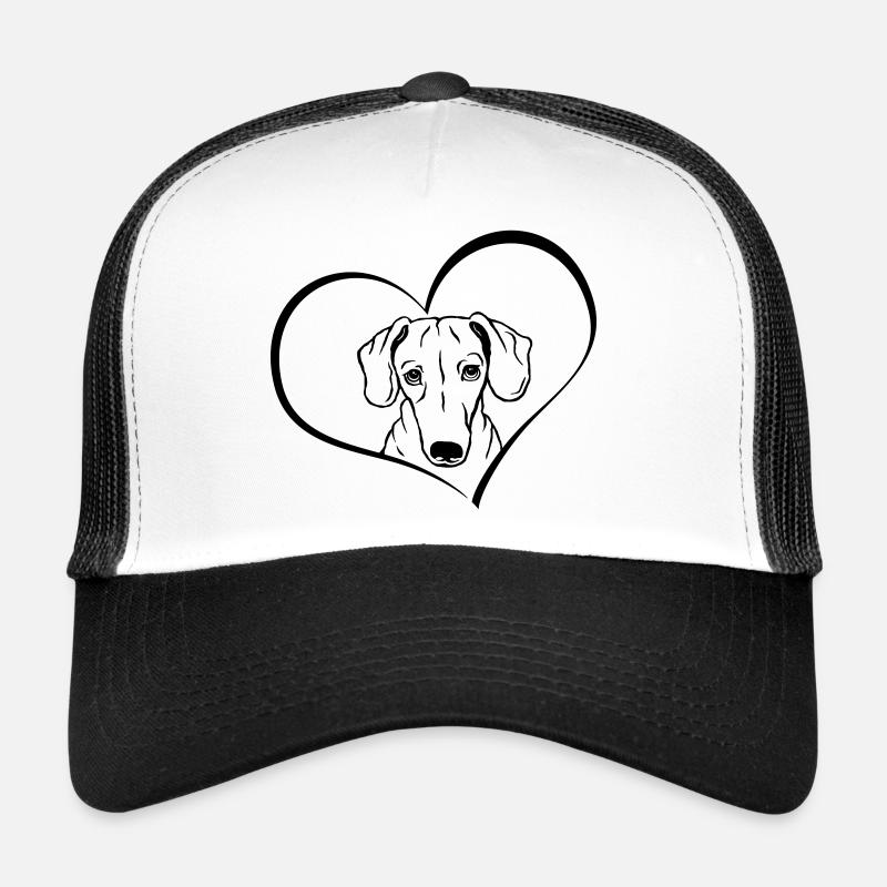 Teckel dans le cœur Casquette trucker 