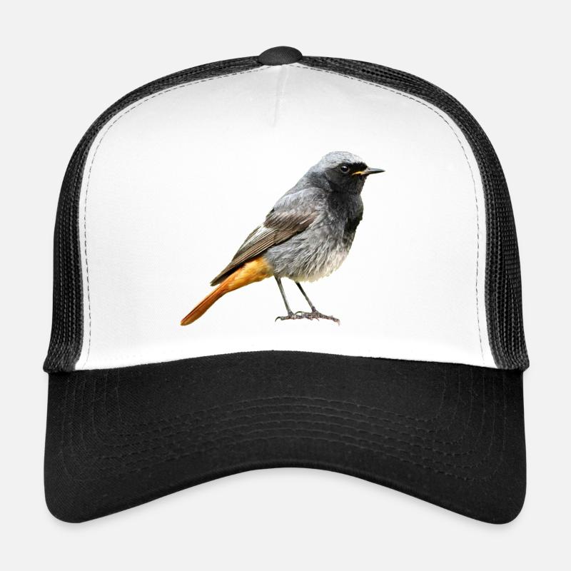 Rotschwanz Robin - Trucker Cap - Weiß/Schwarz