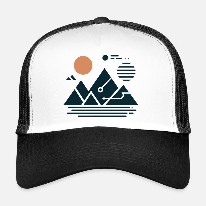 Montagnes Casquette trucker 
