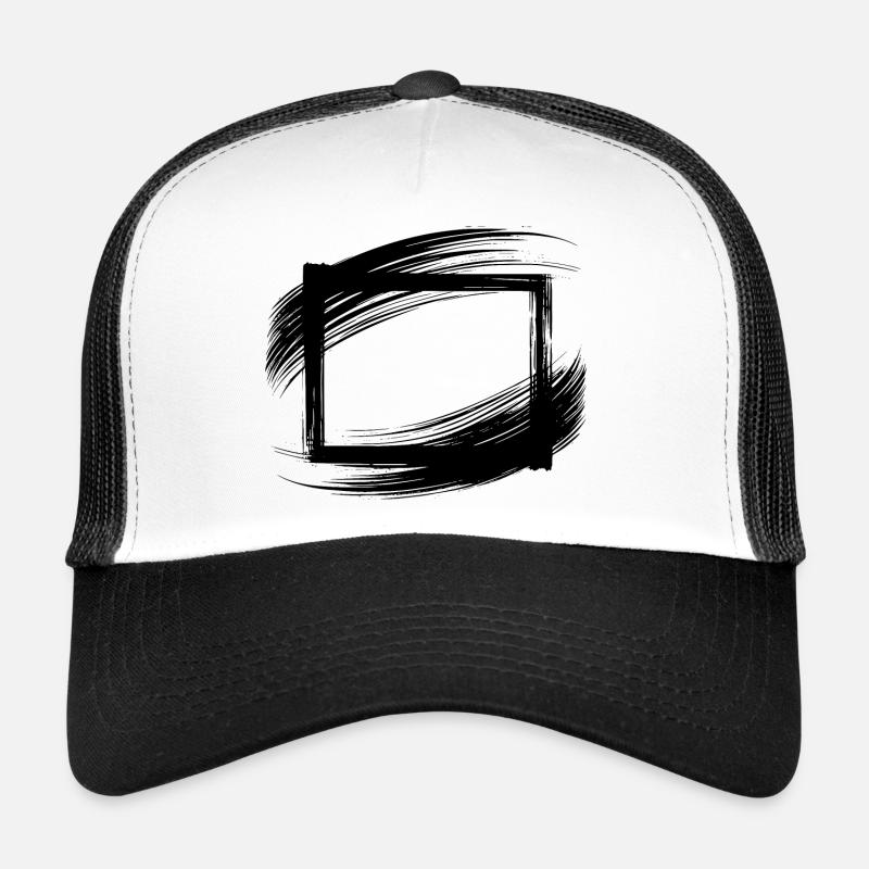 Cadre de trait de pinceau Casquette trucker 