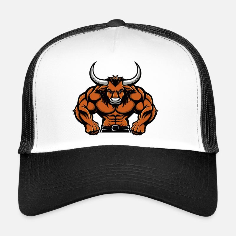 Stier Muskeln Comic Trucker Cap