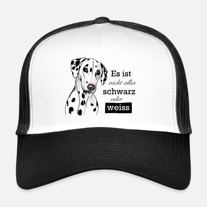 Dalmatiner - Trucker Cap - Weiß/Schwarz