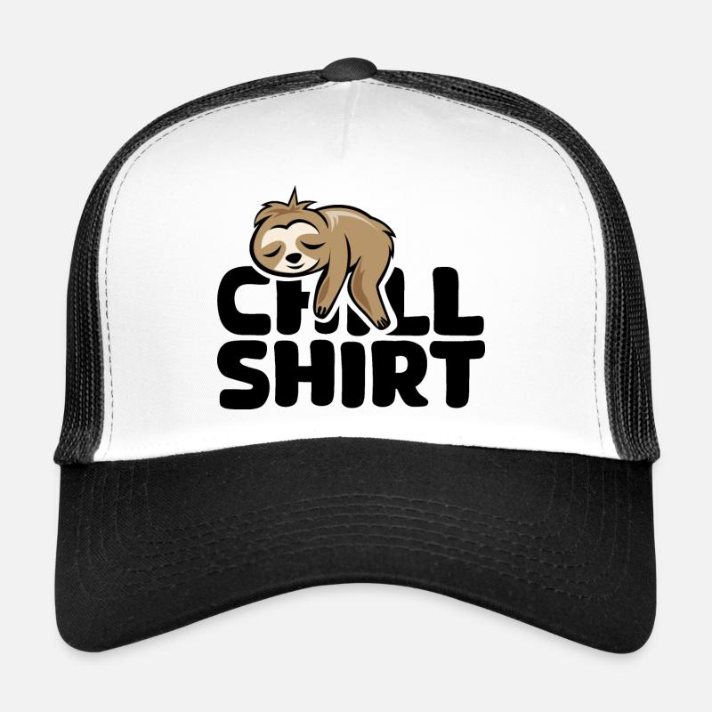 Chill Shirt – Funny Comic Sloth Design Trucker Cap