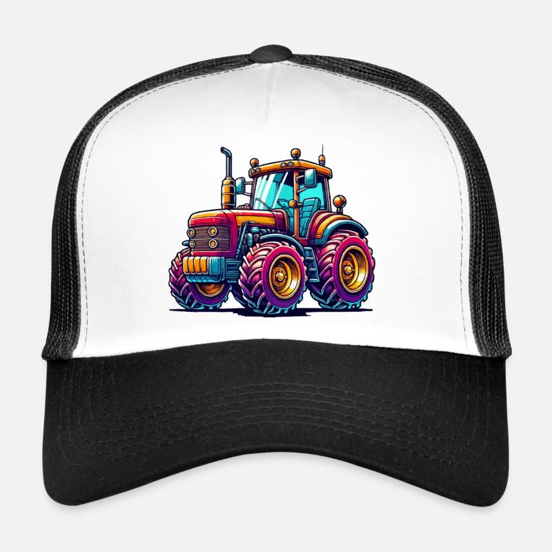 Traktor - Trucker Cap - Weiß/Schwarz