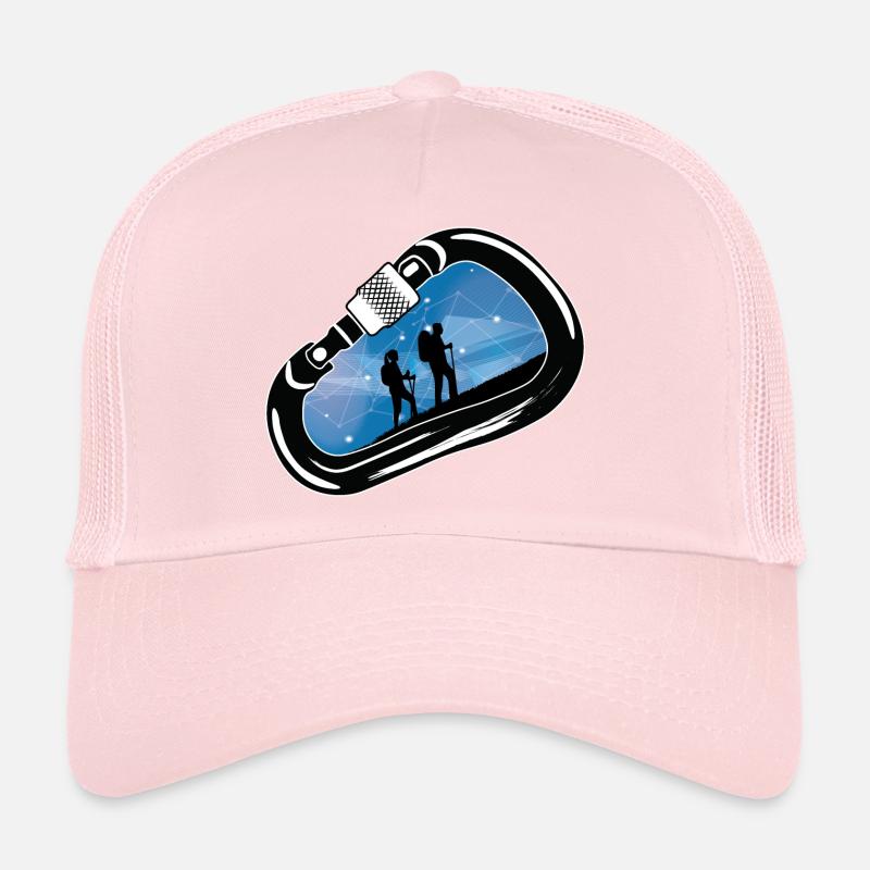 Klettern mit Karabinern Trucker Cap