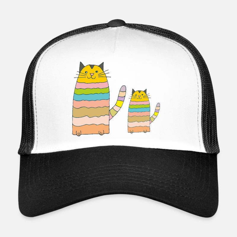 katze mutter kind Trucker Cap