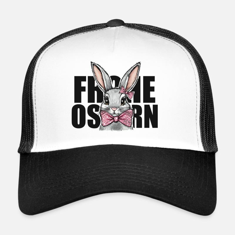 Lapin de Pâques - Joyeuses Pâques Casquette trucker 