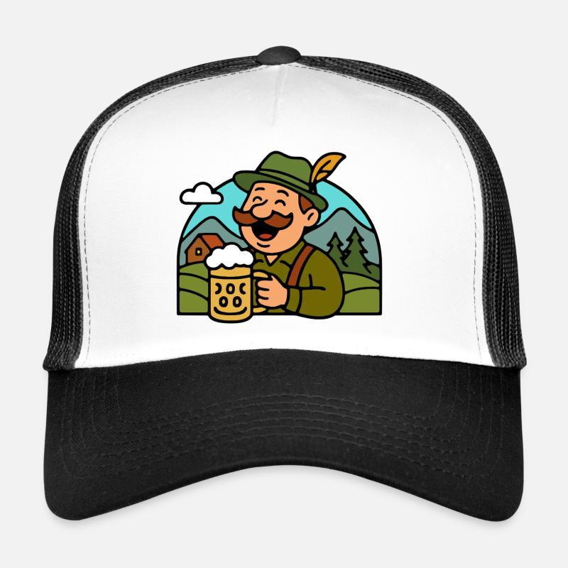 German Bavarian Bavarian Beer Trucker Cap