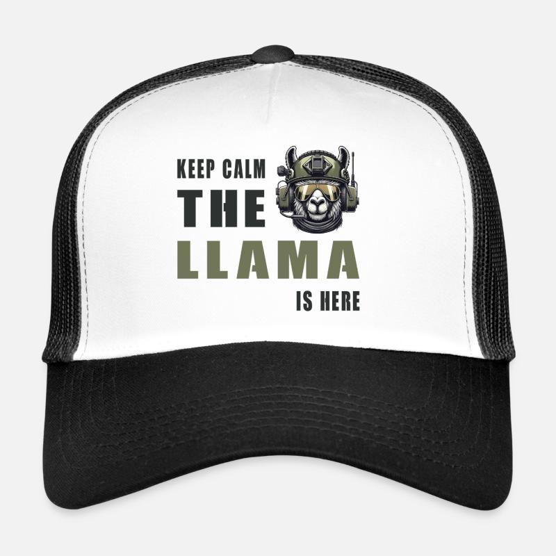 Taktisches Lama – Keep Calm Style Trucker Cap