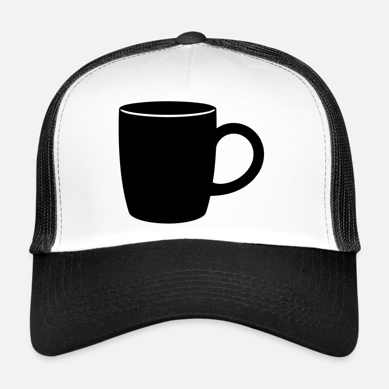 Classic Coffee Mug Silhouette Trucker Cap