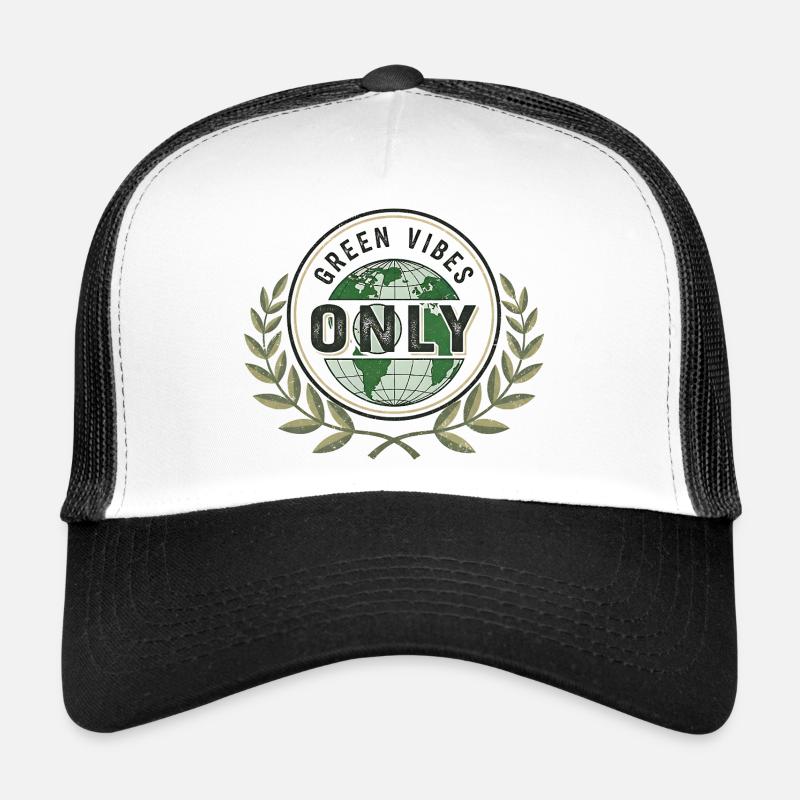 Green Vibes : un monde paisible Casquette trucker 