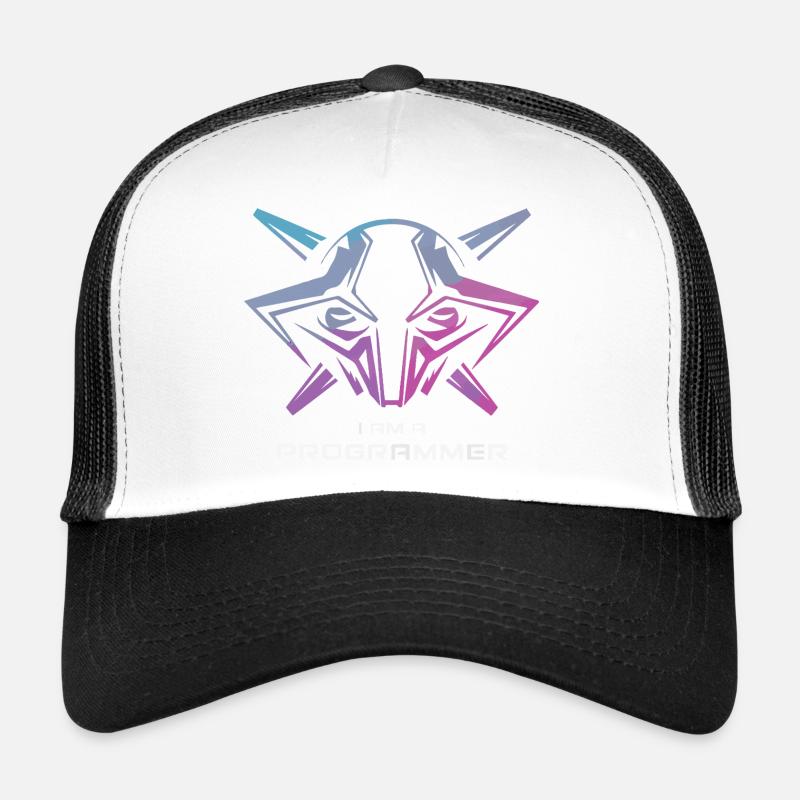 Futuristische Cyborg-Programmierer-Kunst Trucker Cap