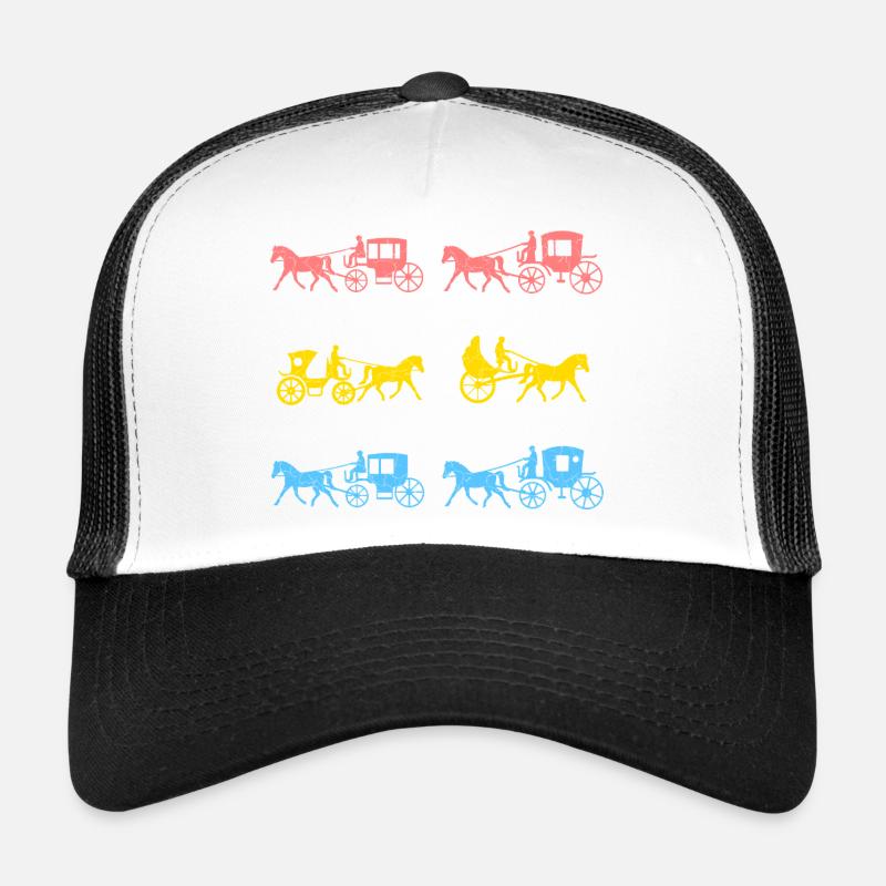 Cocher de calèche Casquette trucker 