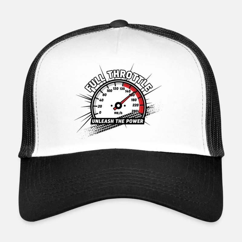 Plein gaz : Libérez la puissance Casquette trucker 