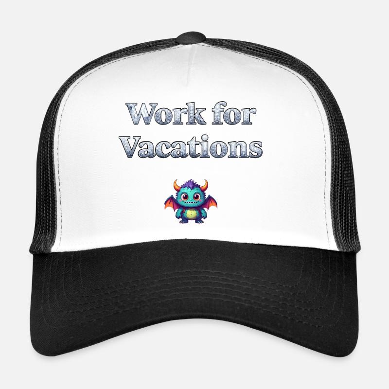 Fantasievoller Drache mit Horn-Design Trucker Cap