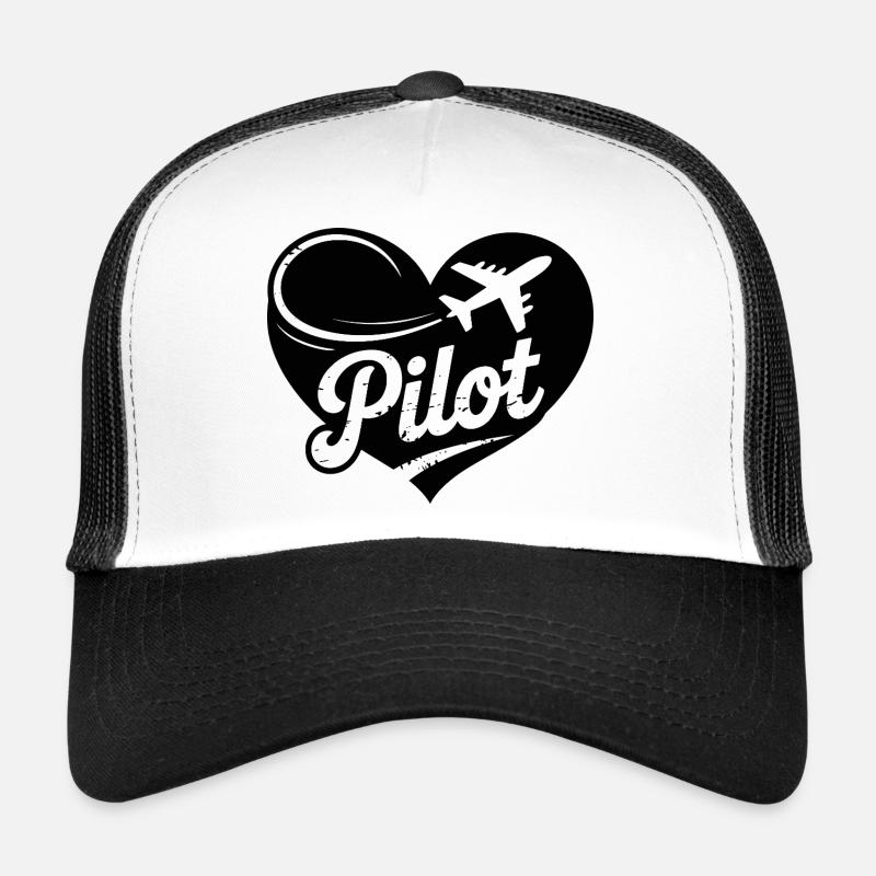 Pilot Herz Design Trucker Cap