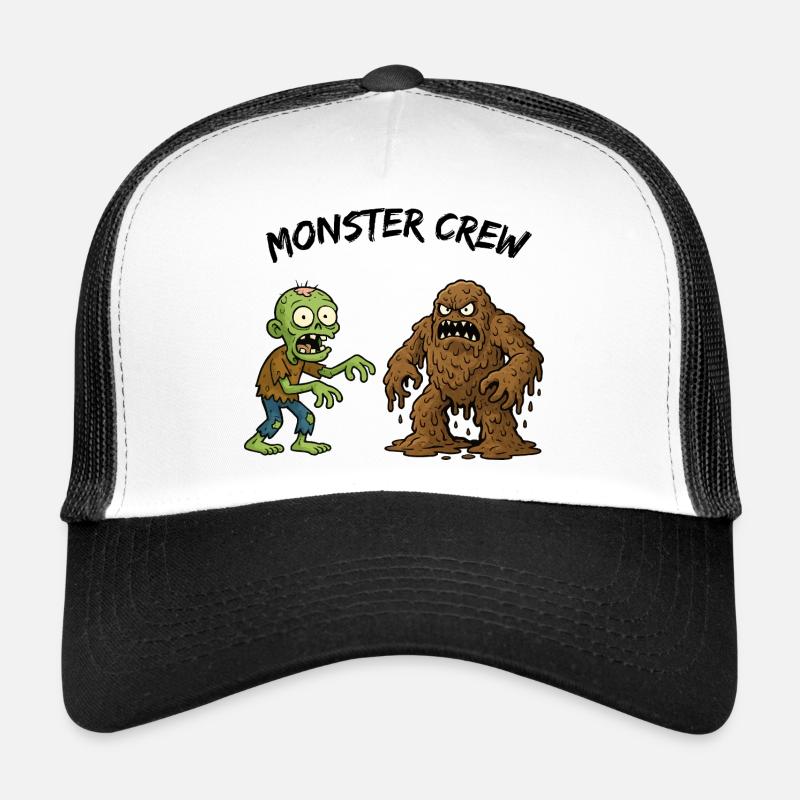 Zombie und Schlammmonster Duo Trucker Cap