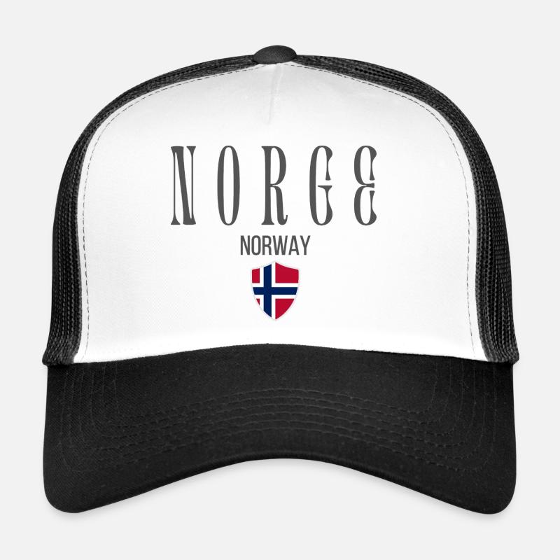 Fierté norvégienne, design minimaliste et élégant Casquette trucker 