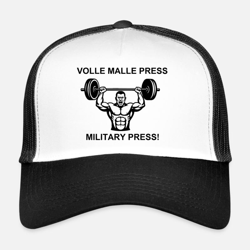 Weight training motivation Trucker Cap