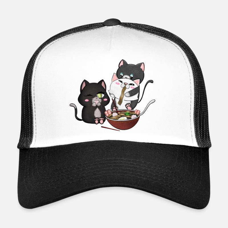 Katzen essen Ramen Trucker Cap
