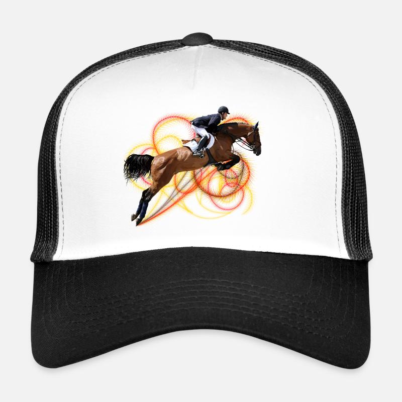 Galop de tourbillon de flammes Casquette trucker 