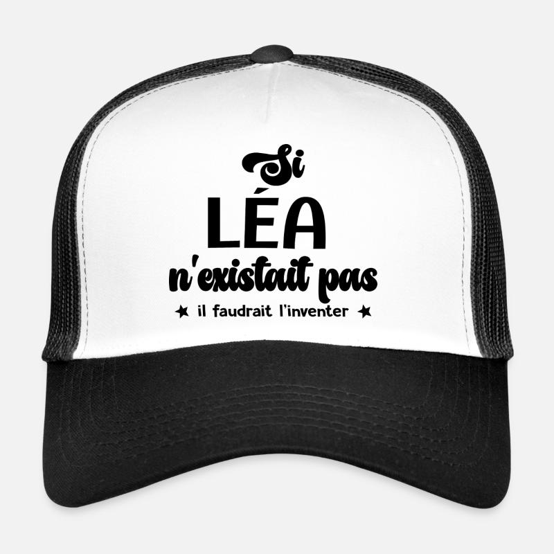 Lea personalisiertes Geschenk lea - Trucker Cap - Weiß/Schwarz