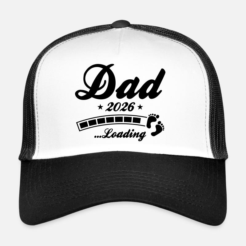 Dad 2026 Loading Papa Trucker Cap