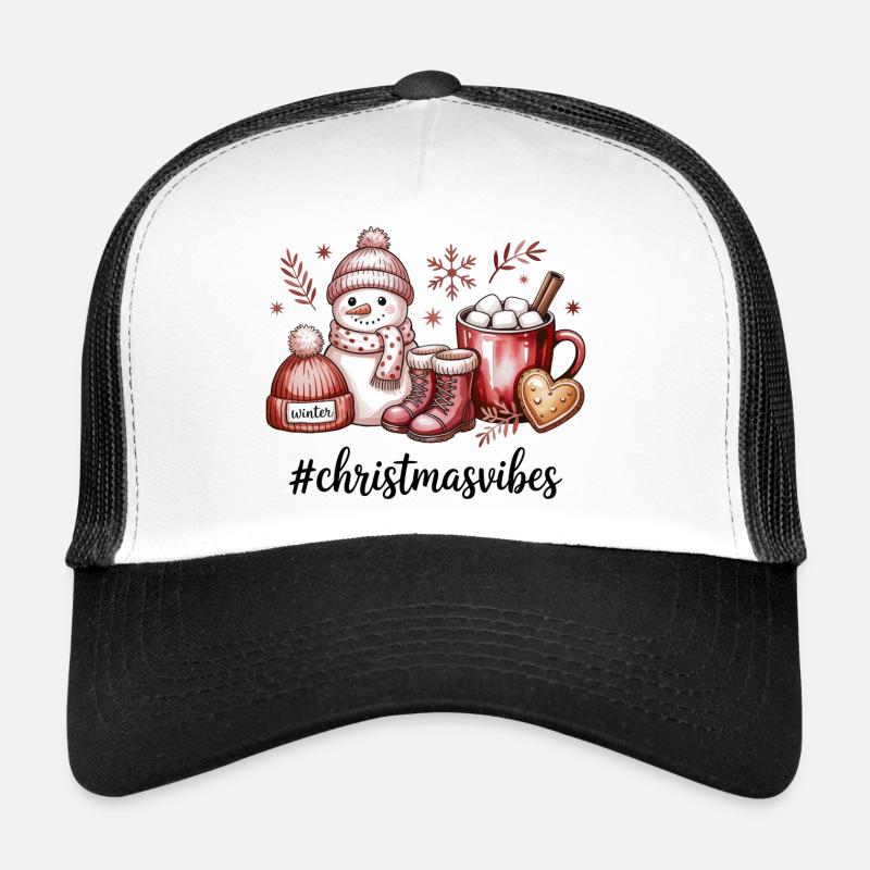 Winter Magic Christmas Vibes - Trucker Cap - white/black
