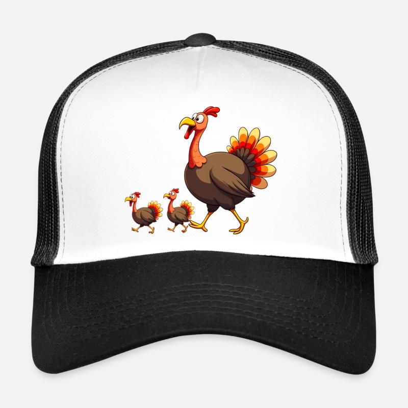 Bébé dinde de Thanksgiving Casquette trucker 