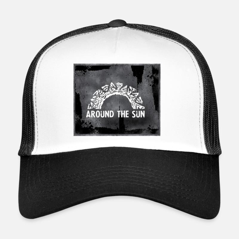 Autour du soleil Grunge Bow Casquette trucker 