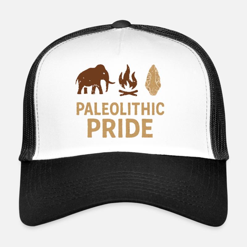 Outils préhistoriques en pierre d’Homo Casquette trucker 