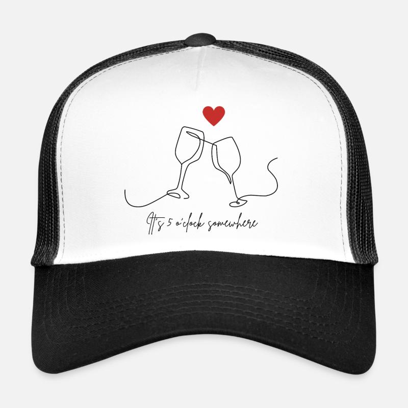 a toast Trucker Cap