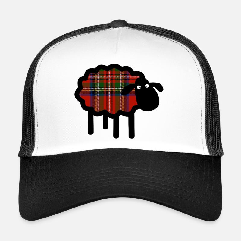 Tartan-Schaf-Silhouette Trucker Cap